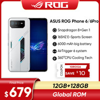 ASUS telefon ROG 6pro 6 wielojęzyczny Snapdragon 8 + Gen 1 6000mAh bateria 165Hz AMOLED ROG 6 6pro 5G gra telefon Chrome sklep google Play 1
